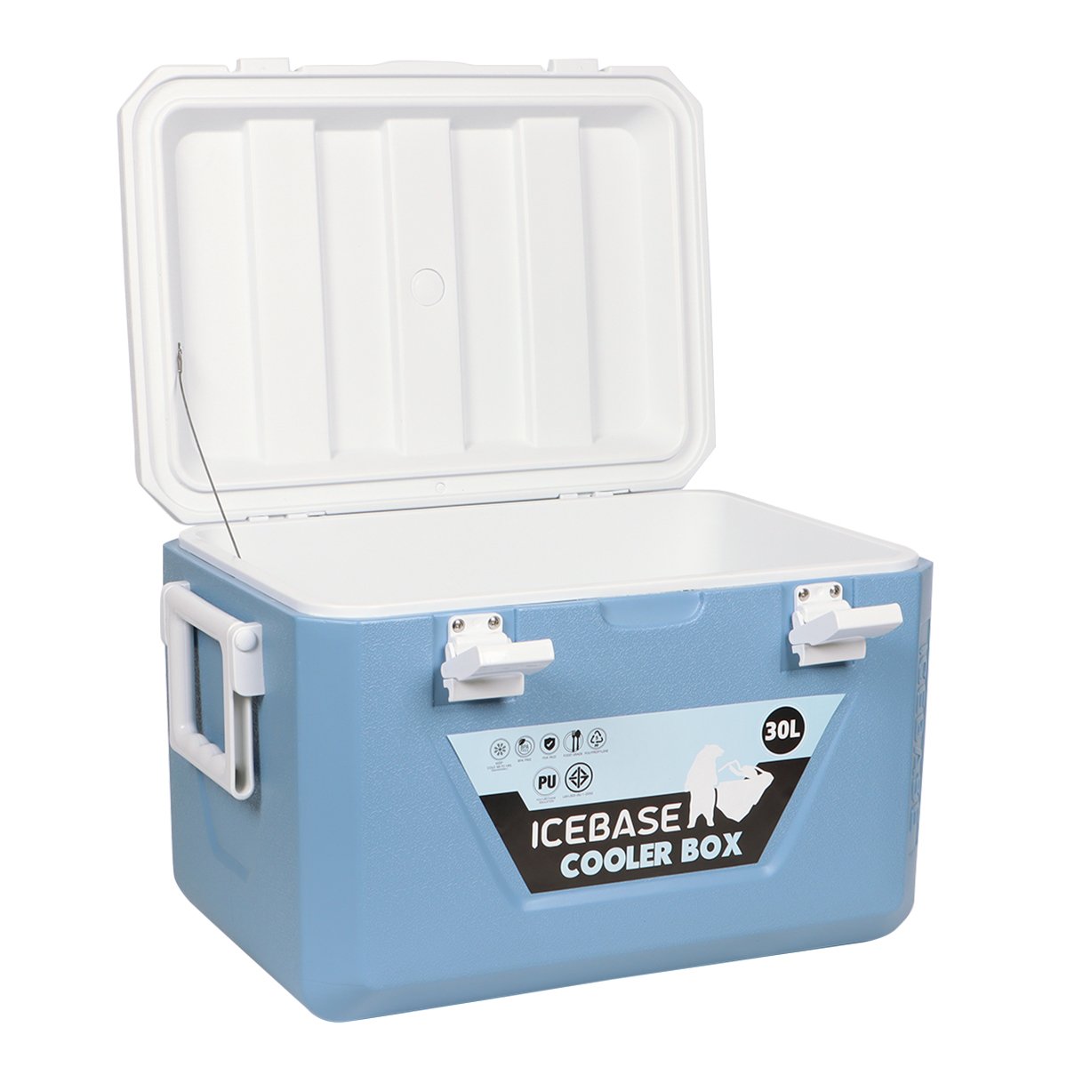 กระติกน้ำแข็งเก็บความเย็น ICEBASE รุ่น CLG-201BL (MERCURY) ขนาด 30 ลิตร สีฟ้า_5